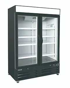 Celcold-CF48GDM 53.9" Double Glass Door Reach-In Freezer - 48 Cu.Ft