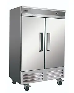 Celcold-CF54SD 53.9" Solid Double Door Reach-In Freezer -49 Cu.Ft