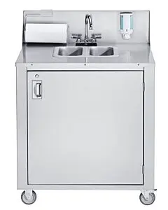 Crown Verity CV-PHS-2C Double Bowl Cold Portable Hand Sink