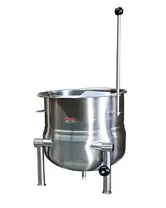 Crown Steam DC-12 Direct Counter Steam Kettles, 2/3 jacket, 12 gallon