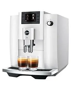 Jura 15559 E6 Impressa Automatic Coffee Machine Piano White