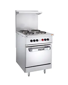 Vulcan EV24S-2HT Endurance Series 24" Electric Range with 2 Hot Tops and Standard Oven - 20V/240V/480V