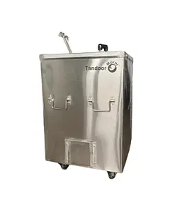 Morni CS02 Catering Tandoor Oven Square 24" x 24" x 37" Natural Gas / Liquid Propane - 100,000 BTU