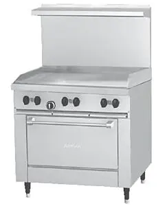 Garland G36-G36R G Series 36" Gas Restaurant Range with 36" Oven - 92,000 BTU