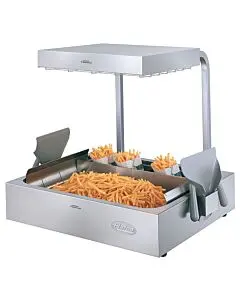 Hatco GRFHS-PT16 16" Glo-Ray Portable Fry Holding Stations Pass Through Heat - 120V / 1090W