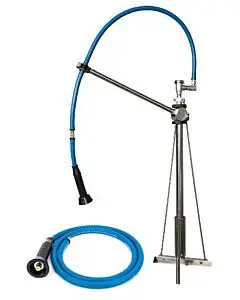 HIMI Instinct IF5405 V Mount Pre-Rinse Faucet With 54" Hose – Vacuum Breaker & 6" Extension Hose