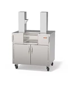 Zummo MVP40 Z40 Dual Wide Cabinet with 2 Storage Baskets and Wheels for Z40 Self Service and Regular