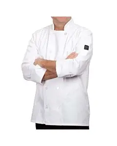 Chef Revival Basic Jacket , Long Sleeve , Clear Pearl Button , PC,Blend J100