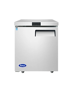 Atosa MGF8401GRL 27" Left-Hinged Undercounter Refrigerator with Solid Door – 7.2 Cu. Ft.