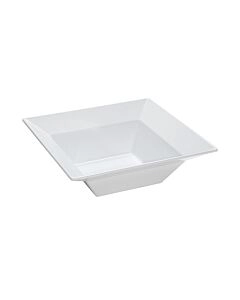 GET ML-245-W Siciliano™3.8 qt. (4.1 qt. Rim-Full), 12" Square Bowl, 4" Deep - 3/case