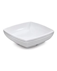 GET ML-67-W Milano™ 2.5 qt. (2.5 qt. Rim-Full), 9" Square Bowl, 2.75" Deep - 12/case