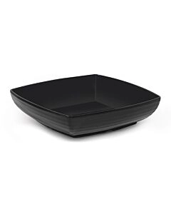 GET ML-69-BK Milano™ 4 qt. (4.5 qt. Rim-Full), 11.75" Square Bowl, 3" Deep - 6/case