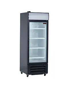 New Air NGF-054-H 27" Single Glass Door Reach-In Freezer with 486L Capacity - 115V
