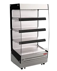 New Air NOM-39-HT 39" Grab-and-Go Heated Vertical Open Merchandiser with 439L Capacity - 208-240V, 1966.5-2300W