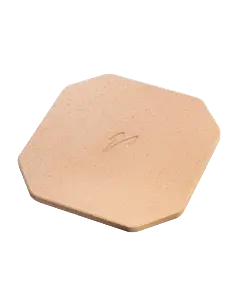 Valoriani 13" x 13" Octagonal Refractory Pizza Stone (for Use in Standard Ovens)