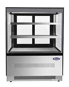 Atosa RDCS-35 Floor Model Refrigerated Display Square - 10.9 Cu Ft