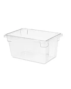 Rubbermaid RCP-3304-00-CLR 18 x 12 x 9" Food Storage /Tote Box - Clear