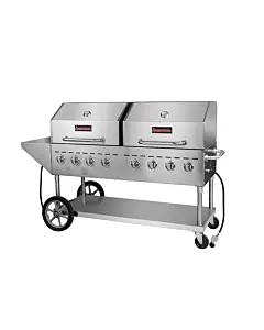Sierra SRBQ-60 60” Stainless Steel BBQ Grill 8 Burners