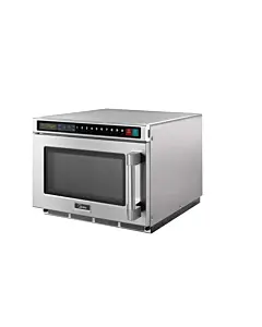 Midea 1817G1A Heavy Duty Commercial Microwave with Push Button - 1800W, 0.6 cu.ft.