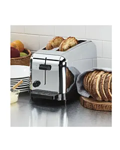 Waring WCT704 4-Slice Long Slot Artisanal Commercial Toaster,120V/1500W