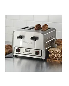 Waring WCT800 4-Slice Heavy-Duty Commercial Toaster, 120V/2200W
