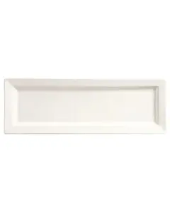 World Tableware - Slate 16" x 5 1/2" Rectangular Plate, 12 / case SL-22