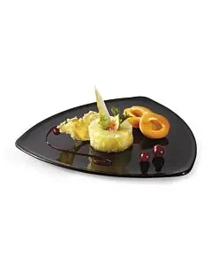 GET TP-12-BK Black Elegance™ 12" Triangle Plate - 12/case