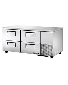True TUC-67D-4-HC 67" 4-Drawer Undercounter Refrigerator with 4 Drawers