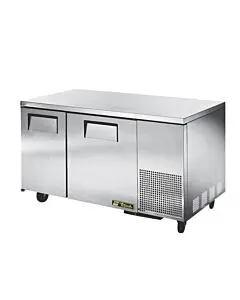 True TUC-60-32F 60" Deep Depth Undercounter Freezer with Two Doors