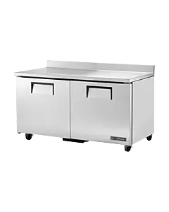 True TWT-60F-HC 60" Two Door Worktop Freezer - 15.5 cu. ft.