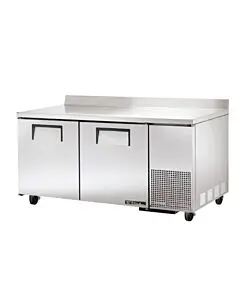 True TWT-67-HC 67" 2-Door Deep Worktop Refrigerator- 20.5 Cu. Ft.