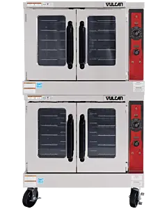 Vulcan VC55GD Double Deck Full-Size Gas Convection Oven, 50,000 BTU