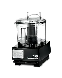 Waring Commercial WFP11SW 2.5 Qt. Food Processor WFP11SW - Flat Lid - 3/4 HP