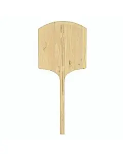 Omcan 18" x 18" Wooden Pizza Peel Overall Length 42"