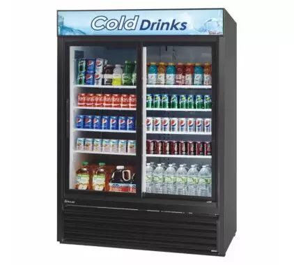 Turbo air store glass door refrigerator