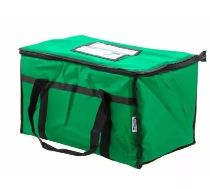 Insulated food top carrier bag