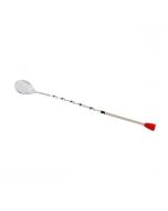 Omcan 11" Stainless Steel Bar Spoon with Red Knob