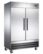 Aurora 54" Bottom Mount Solid Two-door Reach-in Refrigerator