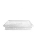 Omcan Full-Size Clear Polycarbonate Food Pan – 4" Deep