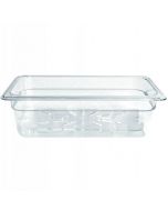 Omcan 1/3 Size Clear Polycarbonate Food Pan – 4" Deep