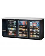 True TBB-24-72G-HC-LD Glass Swing Door 24" Back Bar Cooler with LED Lighting