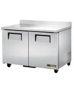 True TWT-48-HC 48" 2-Door Worktop Refrigerator