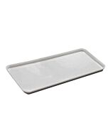 Cambro 1030MT148 White Fibreglass Market Tray 10" X 30" X 3/4"