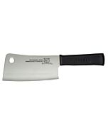 Omcan 6" Stainless Steel Cleaver with Polypropylene Black Handle, 3-1/8" Wide