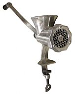Omcan Manual Meat Grinder # 10 Cast Iron - Clamp Style