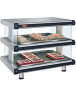 Hatco GR2SDH-30D Glo-Ray 36" Self Service Countertop Merchandising Display Warmer - 2 Shelves