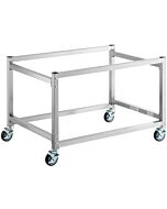 Lincoln Impinger II 1100 Series Portable stainless steel stand with casters - for single or double-stack ovens 41.5” W x 27.1” H x 28.6” D