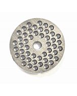 Omcan European Style #12 stainless steel plate, hubless, 6mm (1/4") - one notch/ round