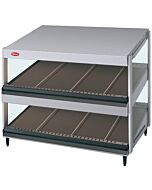 Hatco GRSDS-30D Glo-Ray 30" Self Service Countertop Merchandising Display Warmer- 2 Shelves