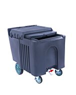 Omcan Insulated Ice Caddy with Sliding Lid and 125lb. Capacity